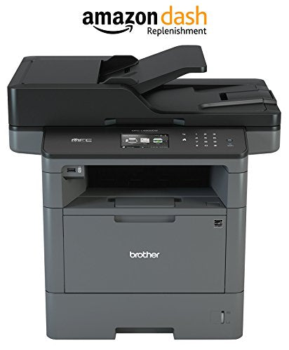 Brother Monochrome Laser Printer, Multifunction Printer, All-in-One Printer, MFC-L5900DW, Wireless Networking, Mobile Printing & Scanning, Duplex Print, Copy & Scan, Amazon Dash Replenishment Enabled