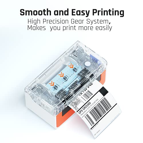 K COMER Thermal Label Printer 300DPI,4x6 Shipping Label Printer for Package,Desktop Label Maker Compatible with Amazon, Etsy, USPS, Shopify, Ebay, Work with Windows & Mac for Small Business