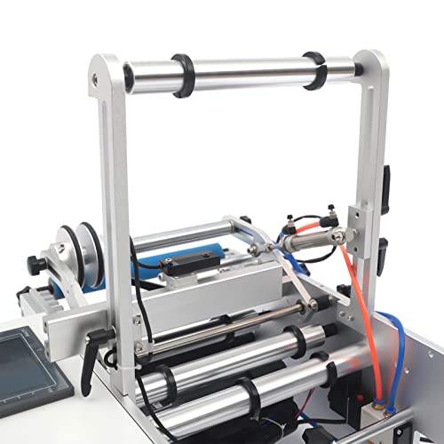 mignonnememe Semi-Automatic Round Bottle Labeler 110V