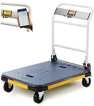SAEROM® Shipping Scale 660lb x 0.1lb, 36’’ x 24’’, Mobile app (only for Android), USB Port, No Printer