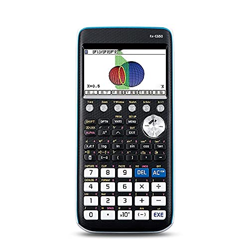 3D Color Screen Drawing Calculator, Black