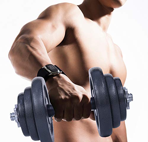 Nice C Adjustable Dumbbell Set, 22/33/44/66/105 Lbs Metal Barbell 2 in 1 Weight Pair, Anti-Slip Handle, All-Purpose, Home, Gym, Office, Fitness (Barbell 105LB or 48.5LB Dumbbell Pair)