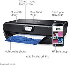 HP ENVY 5055 Wireless All-in-One Photo Printer, HP Instant Ink, Works with Alexa (M2U85A)
