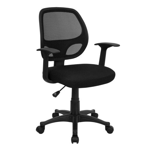 Flash Furniture Mid-Back Black Mesh Computer Chair - Set of 2