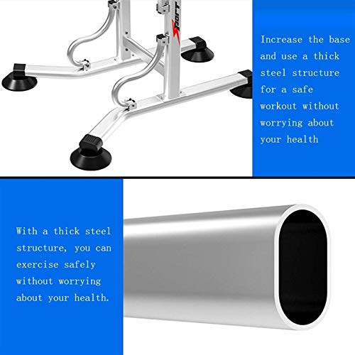 ZLQBHJ Pull Up & Dip Stand Power Tower,Home Gym Height Adjustable Multi-Function Fitness Strength Training Equipment Exercise Workout Station