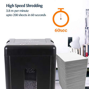WOLVERINE 15-Sheet Super Micro Cut High Security Shredder SD9520 (Black ETL)