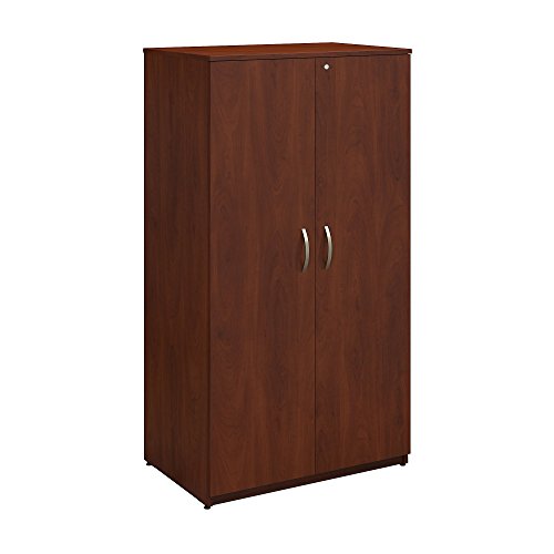 Bush Business Furniture Series C Elite 36W Storage Wardrobe Tower in Hansen Cherry