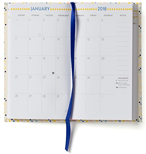 Diagonal Dots 2018 Weekly Pocket Planner