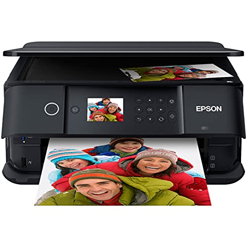 Epson_5-Color Expression Premium XP Series Small-in-One Wireless Inkjet Printer - Print Scan Copy - 5760 x 1440 dpi, 15.8 ppm, Borderless Photo Duplex Printing, Voice-Activated, Printable CD/DVD