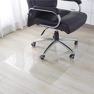 HAIZON Hard-Floor Chair Mat for Hardwood Floor, PVC Clear Transparent, Non-Slip, Scratch Resistant, Wear Resistant - Indoor Home Office Chairmat (Size: 120x1)