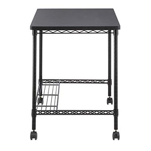 Safco Products Home Office Computer Wire Desk, Steel Frame, Black