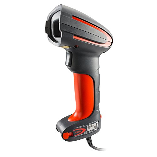 Honeywell 1980IFR-3SER Granit 1980i Industrial Wired Area Imaging Scanner with Vibrator for 1D/2D Barcode, SER Kit, RS232, 5V EXT Power, Red/, Black