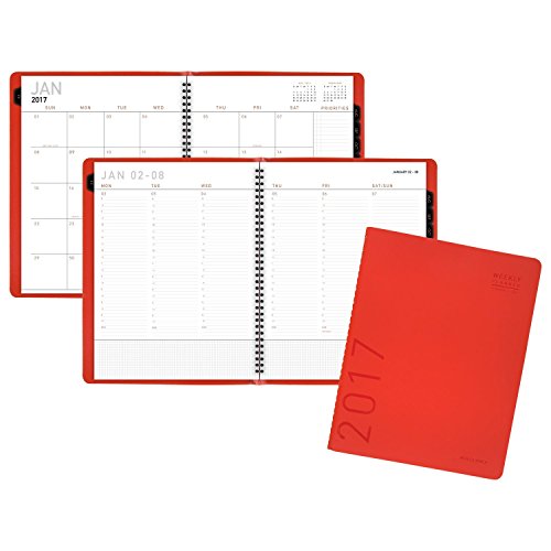 AT-A-GLANCE Weekly / Monthly Appointment Book / Planner 2017, 8-1/4 x 10-7/8", Contempo Fashion, Color Selected For You May Vary (70-940X-00)
