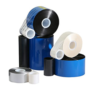 Thermal Transfer Ribbon by Accurate Films for VIDEOJET Printer, Case of 48, 1.18" x 1,969' (30mm X 600m), Black. Near Edge Wax/Resin Ribbon for Flexible Packaging Printers.