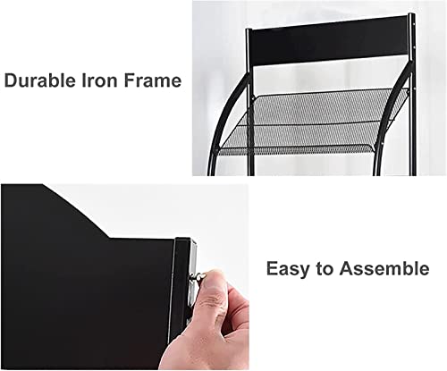 Arazi Floor-Standing Magazine Rack Metal Organizer Stand