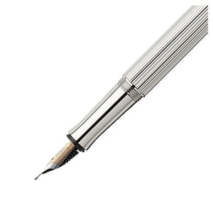 Graf von Faber-Castell Classic Fountain Pen, Silver .925, 148570 - F