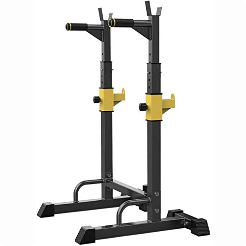 HMBB Strength Training Equipment Strength Training Dip Stands Adjustable Power Tower Adjustable Height 90cm - 140cm Multi Function Pull Up Station for Strength Training Full Body Strength Training