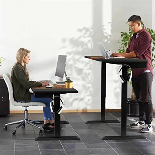 VejiA 48" Electric Lift System Sit-Stand Desk with Keyboard Tray