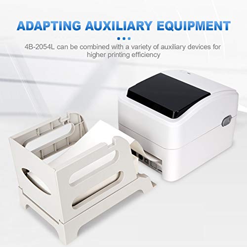 Thermal Shipping Label Printer with 2100 Labels, Support Amazon Ebay PayPal Etsy Shopify Shipstation Ups USPS FedEx DHL On Windows & Mac, Roll Fanfold Direct, Label 4x6 with 350 Labels x 6 Rolls