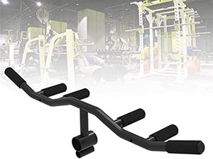 XIAOER Multi Grip Foam Barbell Handle, Steel T Bar Row Platform for Weight Lifting T Bar Rows Press Swing Squats Strength Training Equipment