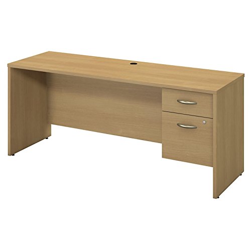 Bush Business Furniture Series C 72W X 24D Credenza Shell with 3/4 Pedestal