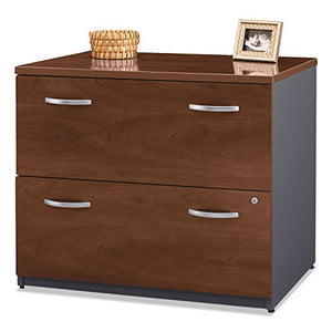 Bush Business Furniture Series C Lateral File Cabinet in Hansen Cherry