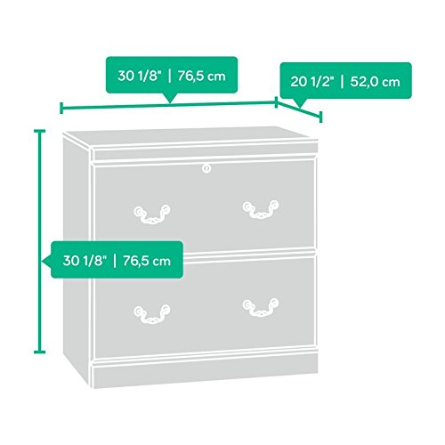 Organize Your Files with This Traditional Style File Cabinet with 2 Drawers for Storage and Made in USA with Classic Cherry Finish Crafted from Fiberboard