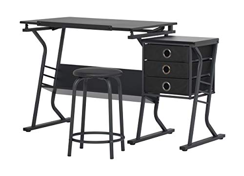 SD STUDIO DESIGNS Eclipse Craft Center in Black / Black 13365
