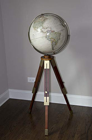 Replogle National Geographic Eaton III 16" Antique Floor Globe (16"/40cm diameter)