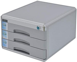 SHABOZ Home Office Filing Cabinet with 3 Lockable Drawers