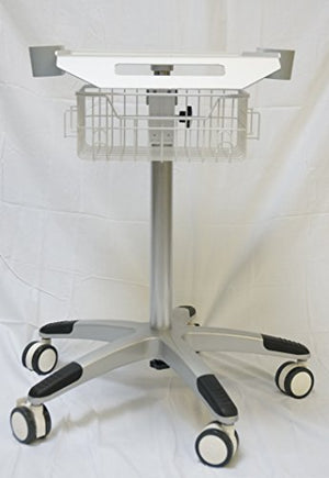 Mobile Rolling Cart for Ultrasound Imaging System Adjustable Height, Best for LCD Display Scanner.