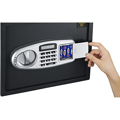 PARAGON LOCK & SAFE Digital Depository Safe – Electronic Drop Box with Keypad, 2 Manual Override Keys – Deposit Cash Easily – For Home or Business