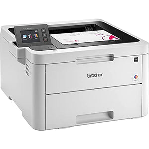 Brother HL-L3270CDWB Compact Wireless Digital Color Laser Printer with NFC for Office - Print Only - 2.7" Color Touchscreen, Auto Duplex Printing, 25 ppm, 250 Sheet, Tillsiy Printer Cable