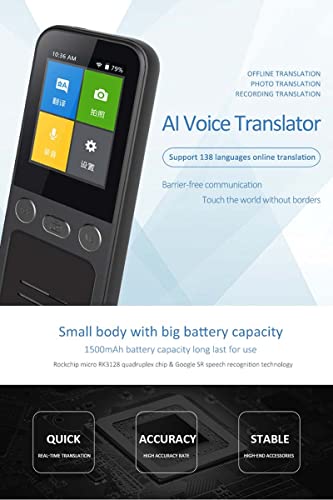 UsmAsk Smart Foreign Language Translator Portable Photo Translation Machine