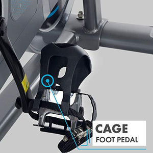 EFITMENT Indoor Cycling Bike, Magnetic Resistance Belt Drive Exercise Stationary Cycle w/ Digital Monitor, Pulse Grips, Ipad/Tablet Holder, Chromed Flywheel (29 LB Flywheel)
