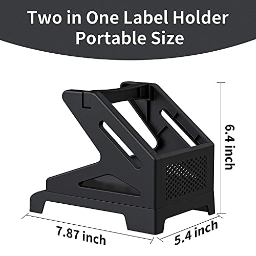 AOBIO Q5 Shipping Label Printer - Label Holder Suitable for up to 4x6 Direct Thermal Labels for Shipping Packages - Compatible with Windows & Mac System and Multiple Platforms