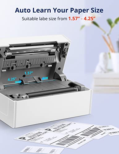 Thermal Label Printer, Osoeri Shipping Label Printer, 4X6 Desktop Label Printer for Shipping Packages & Small Business Compatible with USPS, UPS, FedEx, Shopify, Amazon, Ebay, Support Windows Mac
