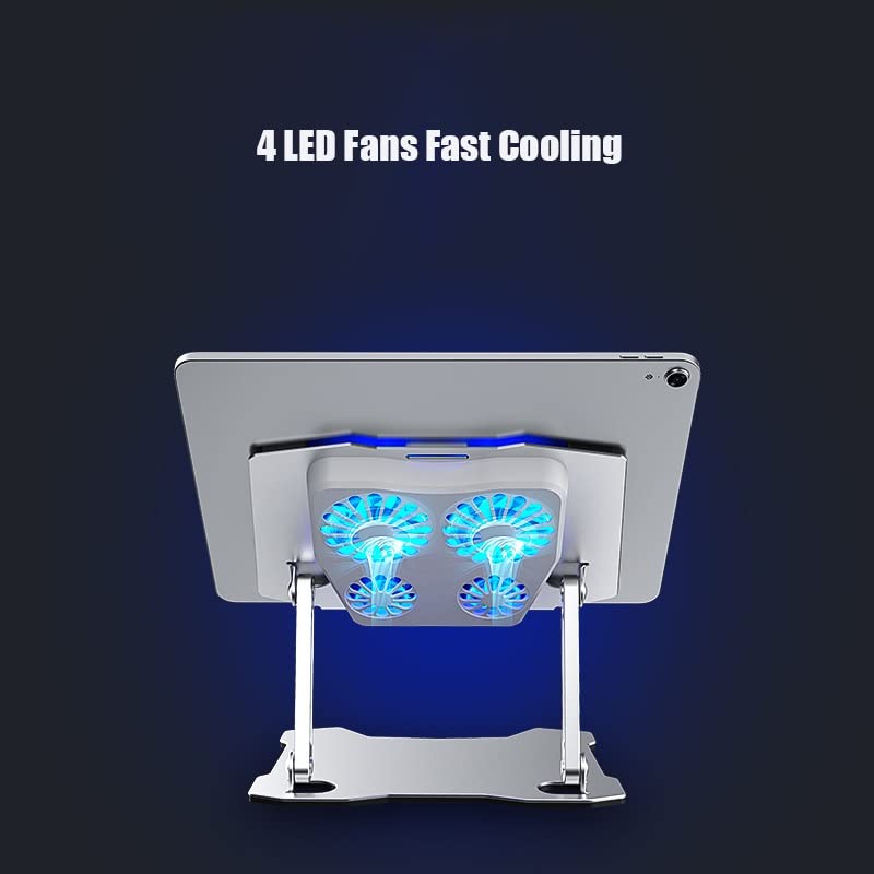 HNTHY Cooling Tablet Laptop Stand Adjustable Aluminum Notebook Computer Stand Accessories Portable Laptop Holder