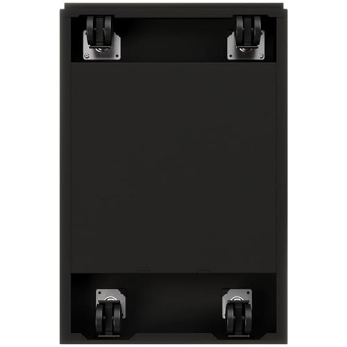Hirsh Industries 20" Deep Box-Box-File Mobile Pedestal in Black
