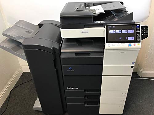 Konica Minolta Bizhub 454e Black & White Copier Printer Scanner Fax Finisher (Certified Refurbished)