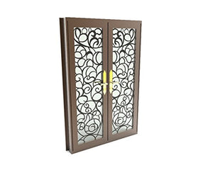 FixtureDisplays Double Door Front Entry Metal Door 15912 - 65 x 96" - Pre-Order Only