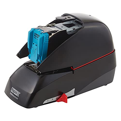 Rapid 90147 5080e Heavy-Duty Flat Clinch Electric Stapler 90-Sheet Capacity Black