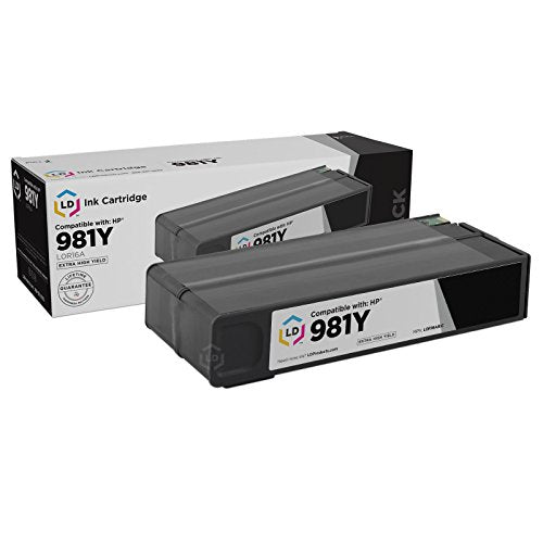 LD Remanufactured Ink Cartridge Replacement for HP 981Y Extra High Yield (2 Black, 1 Cyan, 1 Magenta, 1 Yellow, 5-Pack)