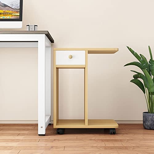 LOVULIFE Computer Tower Stand with Lockable Wheels - Black