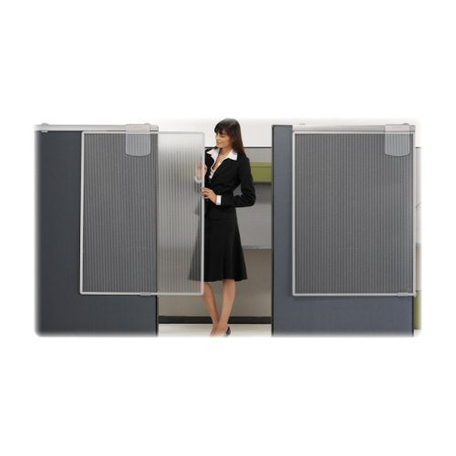 Quartet Workstation Privacy Screen, 36 x 48 Inches, Sliding, Partial Length (WPS1000)