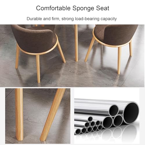 Office Meeting Table and Chairs, Coffee Reception Conference Meeting Table, Round Conference Room Table