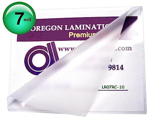 Oregon Lamination Premium 1000 Qty 7 Mil 9x11-1/2 Hot Letter Laminating Pouches