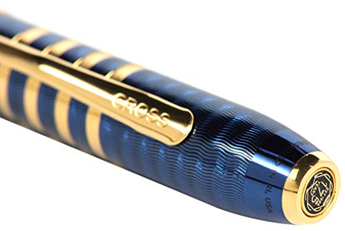 Cross 175th Anniversary Townsend Rollerball Pen - Blue lacquer