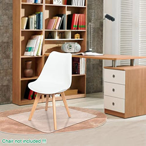 ZWYSL Clear Floor Mats Vinyl Chair Mat for Hard Floors Waterproof Non-Slip Scratch Resistant (Clear-1.5mm, 180x250cm)