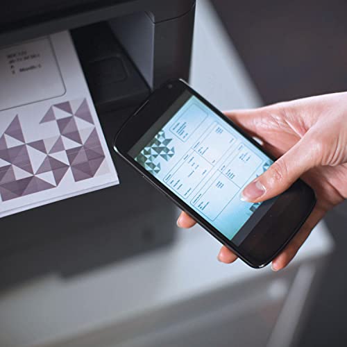 Brother MFC-L5705DWA All-in-One Wireless Monochrome Laser Printer - Print Copy Scan Fax - 42 ppm, 1200 x 1200 dpi, 3.7" Touchscreen LCD, 256MB Memory, Auto Duplex Printing, 50-Sheet ADF, Printer Cable